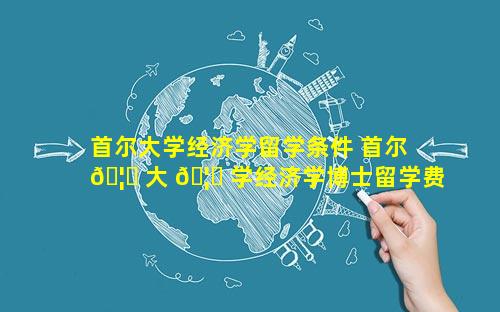 首尔大学经济学留学条件 首尔 🦄 大 🦈 学经济学博士留学费用